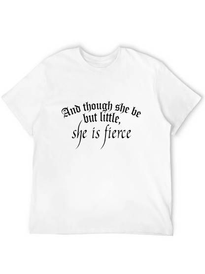 Camiseta Negra: Aunque pequeña es feroz