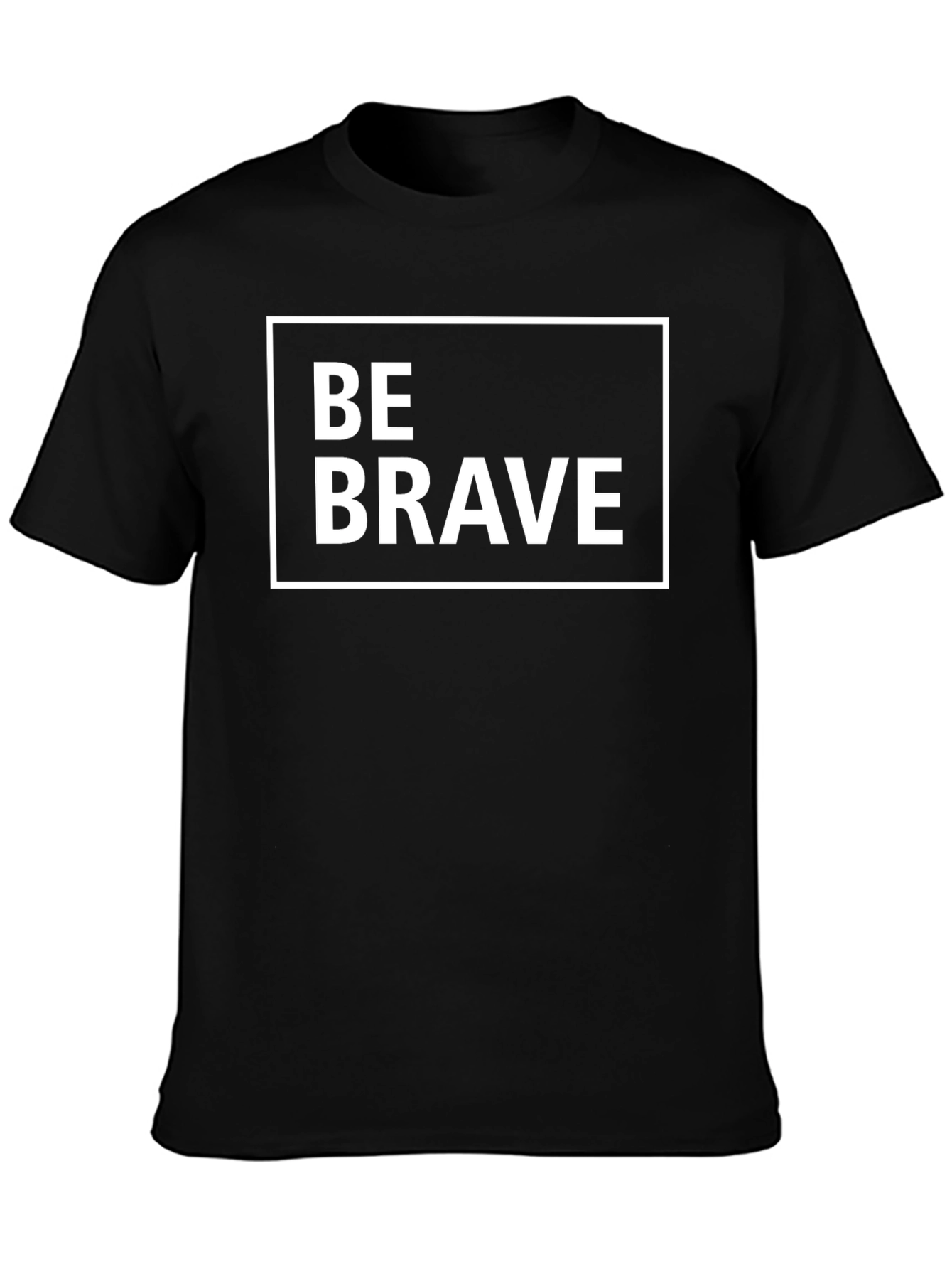 Camiseta Negra Be Brave para Hombre