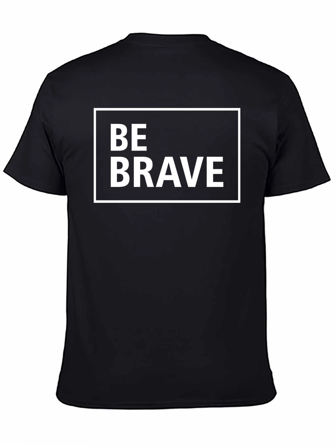 Camiseta Negra Be Brave para Hombre