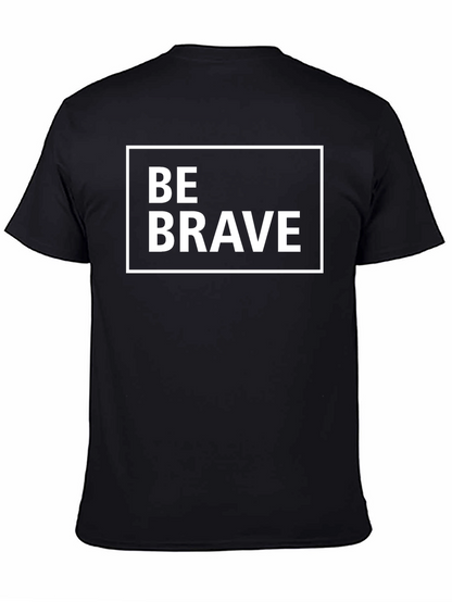 Camiseta Negra Be Brave para Hombre