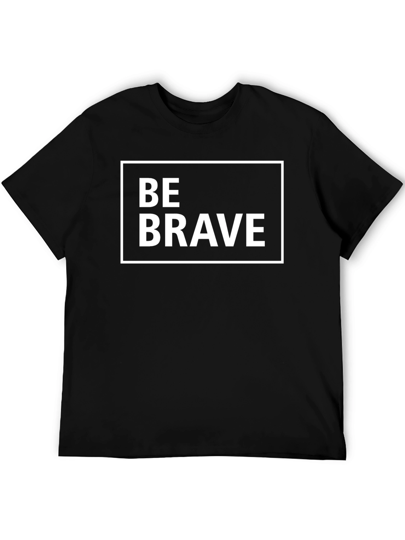 Camiseta Negra Be Brave para Hombre