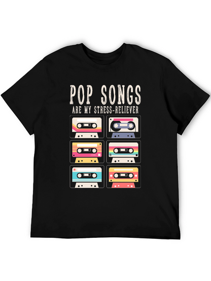 Camiseta Retro Pop Songs Stress-Reliever