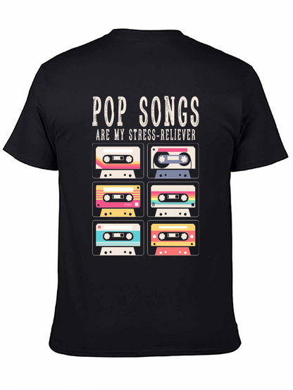 Camiseta Retro Pop Songs Stress-Reliever