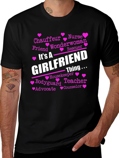 Camiseta Negra Its A Girlfriend Thing
