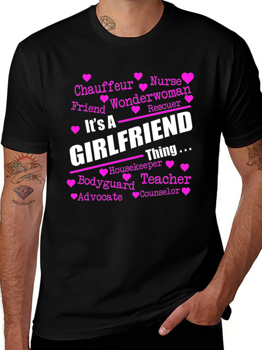 Camiseta Negra Its A Girlfriend Thing