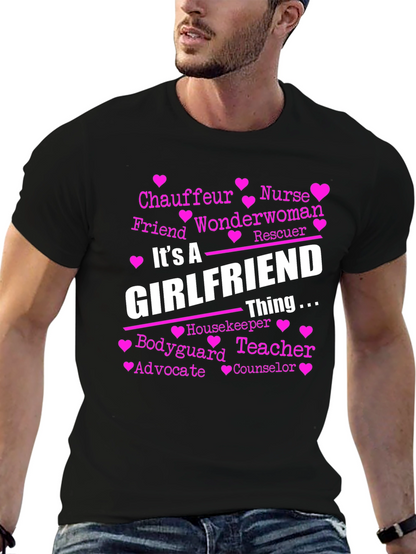 Camiseta Negra Its A Girlfriend Thing