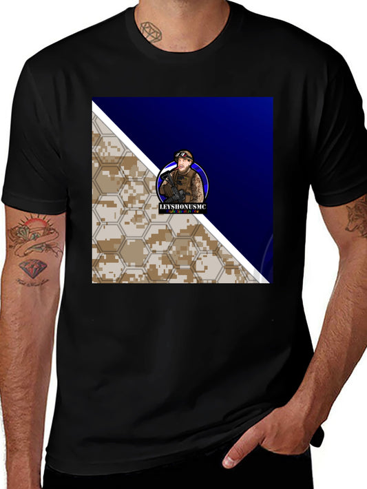 Camiseta Hombre Diseño Militar Leyshonusmc