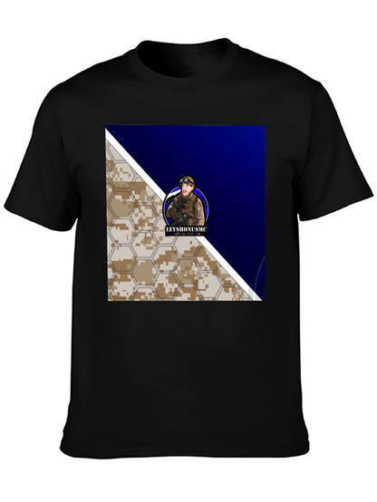 Camiseta Hombre Diseño Militar Leyshonusmc