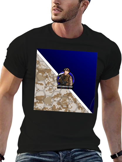 Camiseta Hombre Diseño Militar Leyshonusmc
