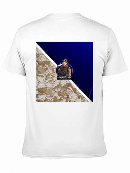 Camiseta Hombre Diseño Militar Leyshonusmc