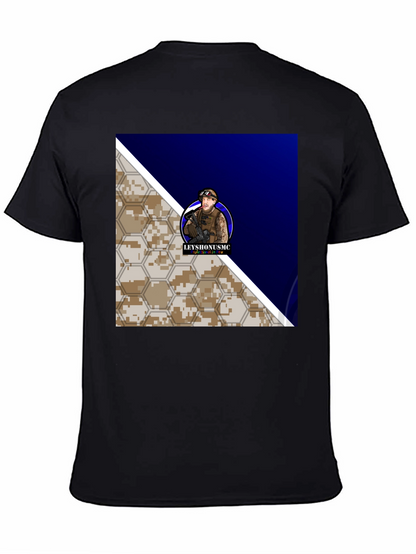 Camiseta Hombre Diseño Militar Leyshonusmc