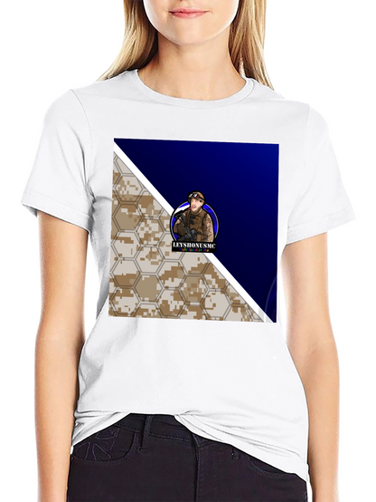 Camiseta Hombre Diseño Militar Leyshonusmc