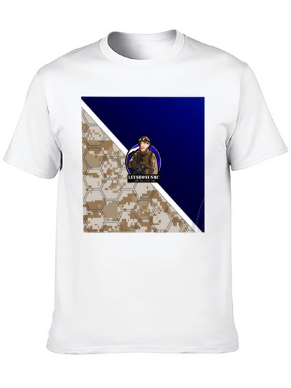 Camiseta Hombre Diseño Militar Leyshonusmc