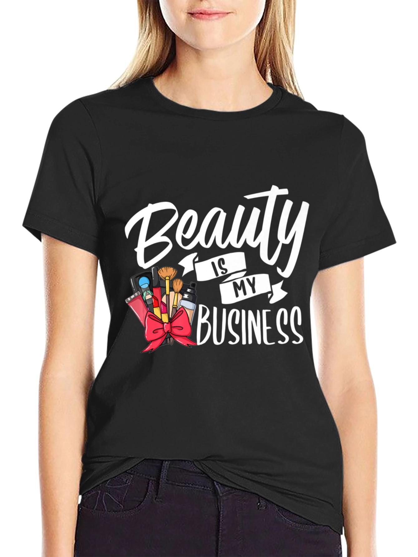 Camiseta Negra Beauty Is My Business