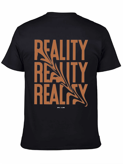 Camiseta Negra Hombre Reality