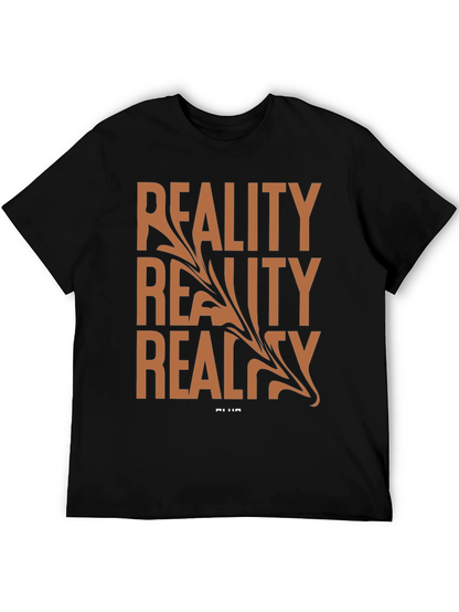 Camiseta Negra Hombre Reality