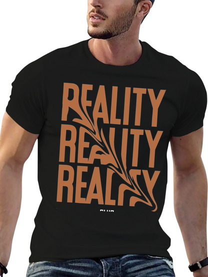 Camiseta Negra Hombre Reality