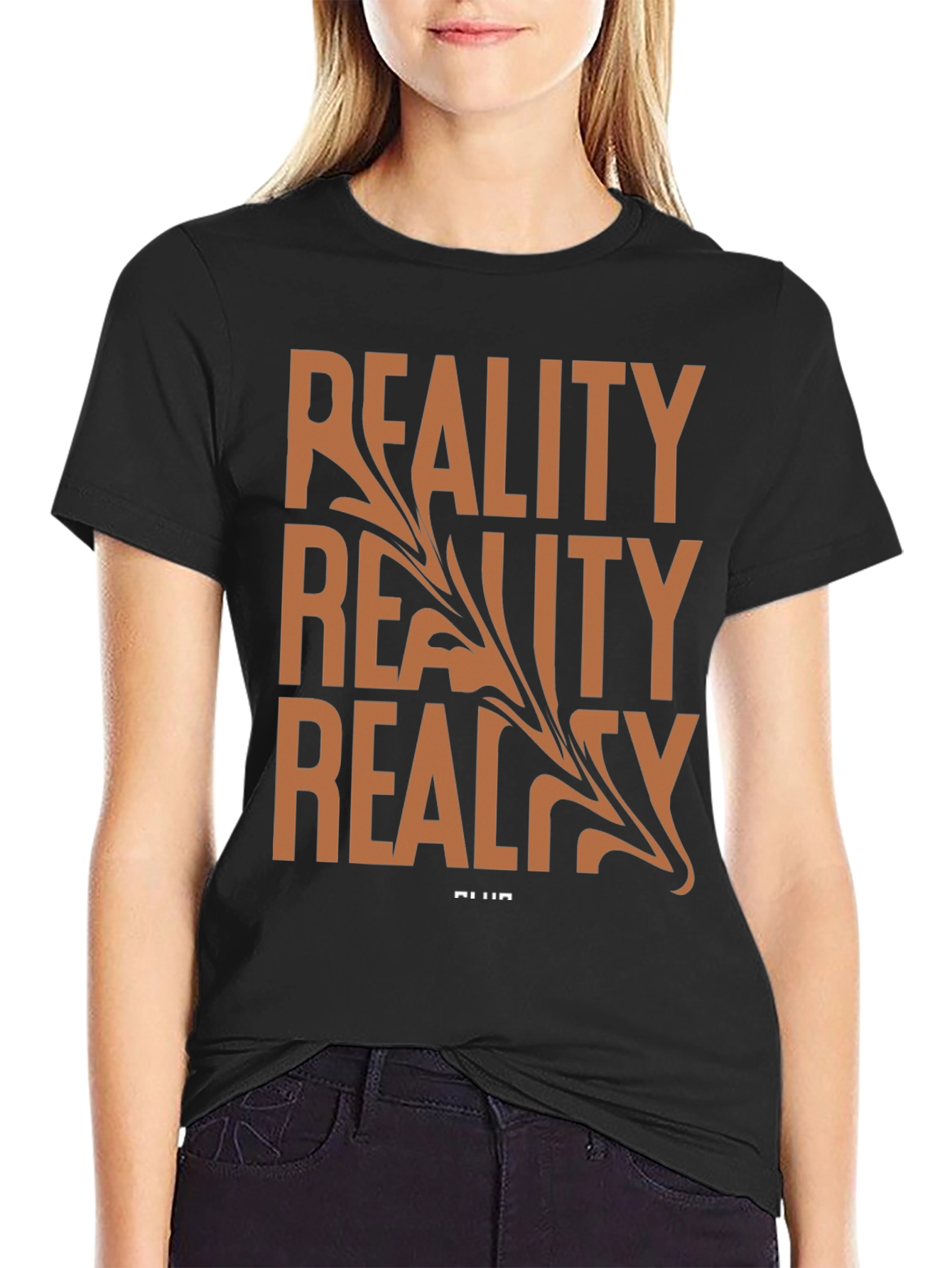 Camiseta Negra Hombre Reality