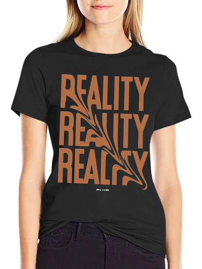 Camiseta Negra Hombre Reality