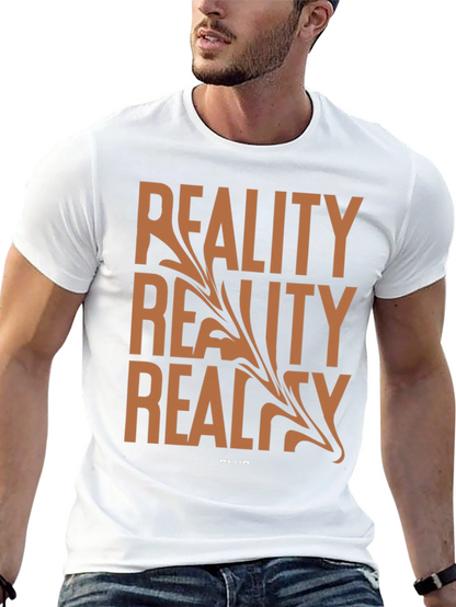 Camiseta Negra Hombre Reality