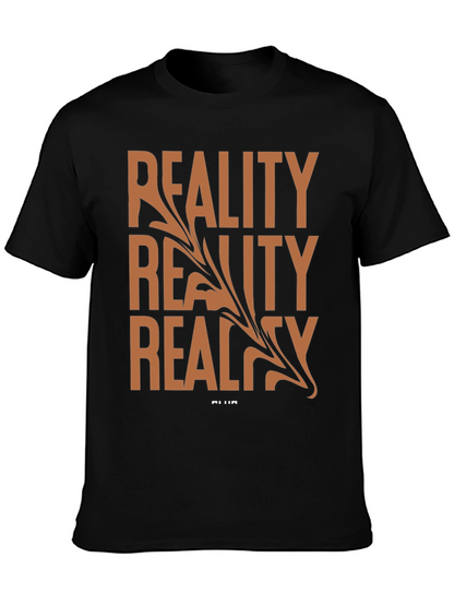 Camiseta Negra Hombre Reality