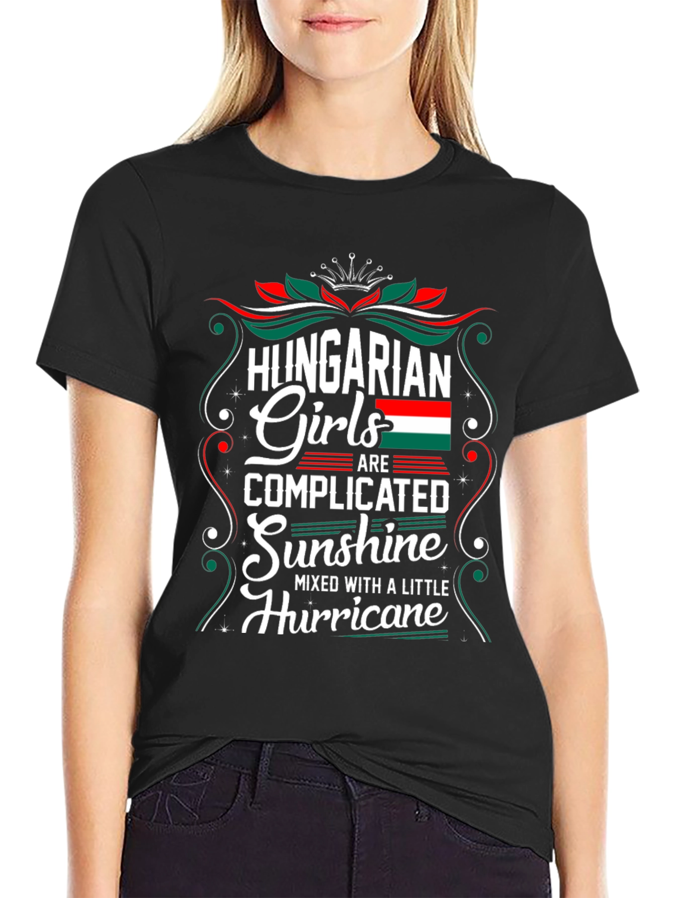 Camiseta Negra - Chicas Húngaras Complicadas