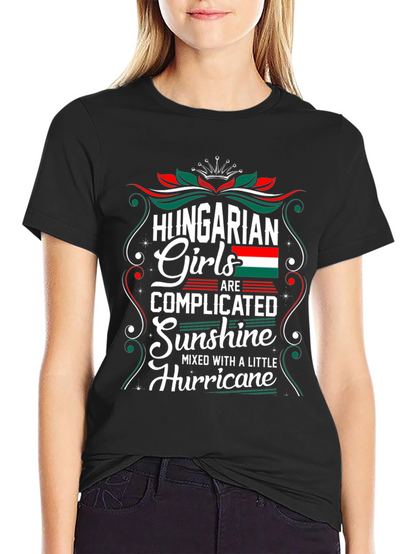 Camiseta Negra - Chicas Húngaras Complicadas