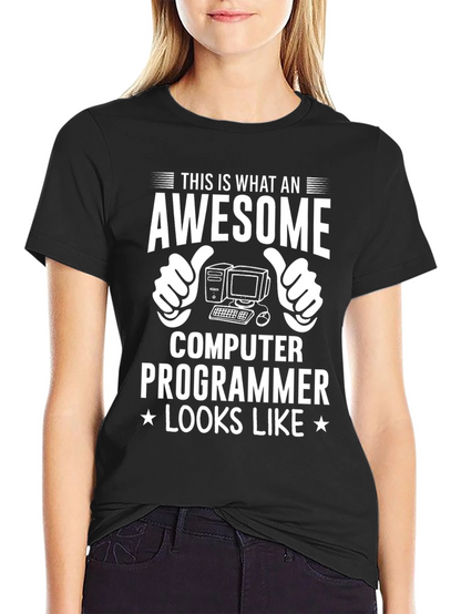 Camiseta Programador Awesome Looks Like