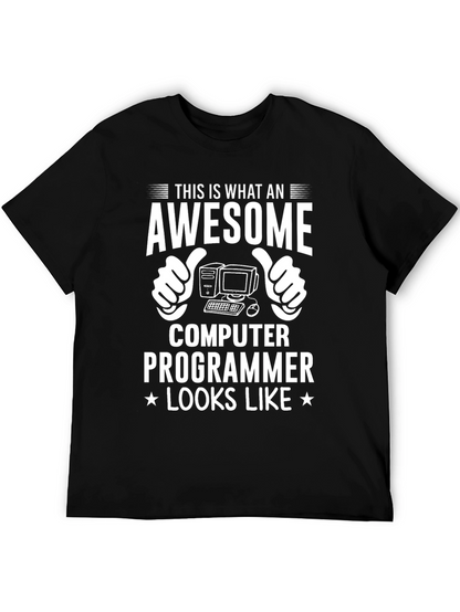 Camiseta Programador Awesome Looks Like