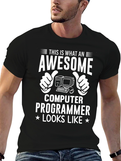 Camiseta Programador Awesome Looks Like