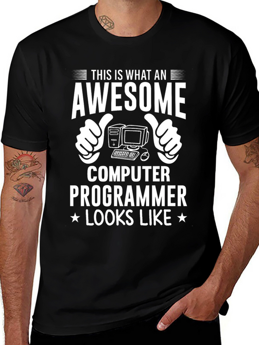 Camiseta Programador Awesome Looks Like