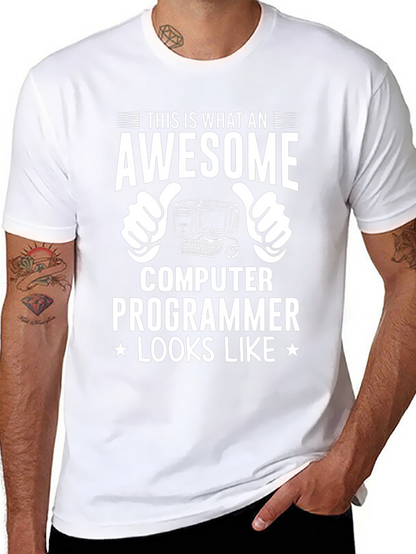 Camiseta Programador Awesome Looks Like