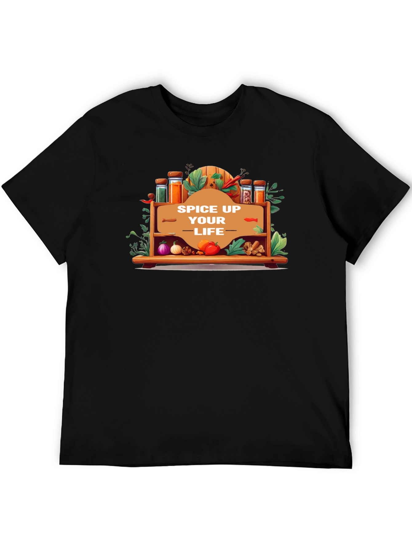 Camiseta Negra Spice Up Your Life