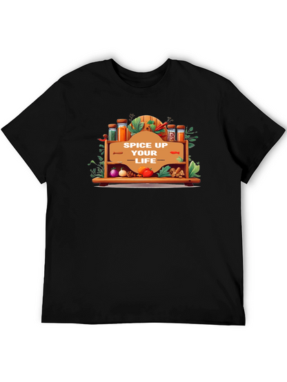 Camiseta Negra Spice Up Your Life