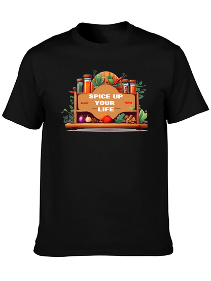 Camiseta Negra Spice Up Your Life