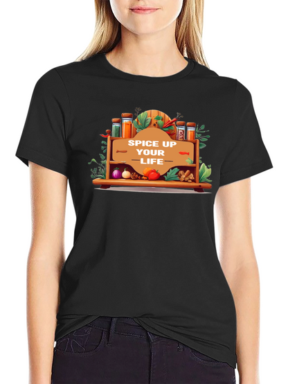 Camiseta Negra Spice Up Your Life