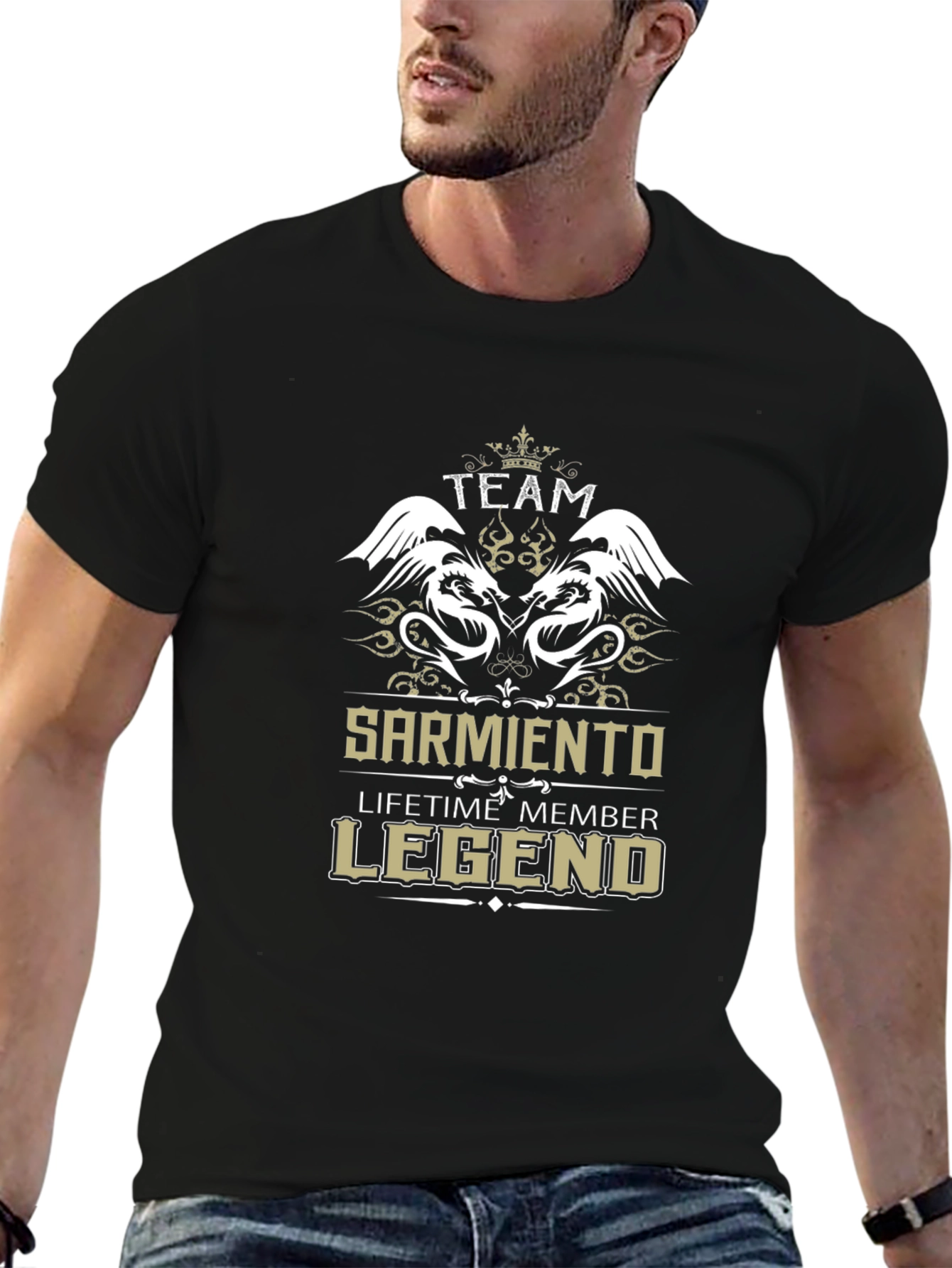 Camiseta Negra Team Sarmiento Legend