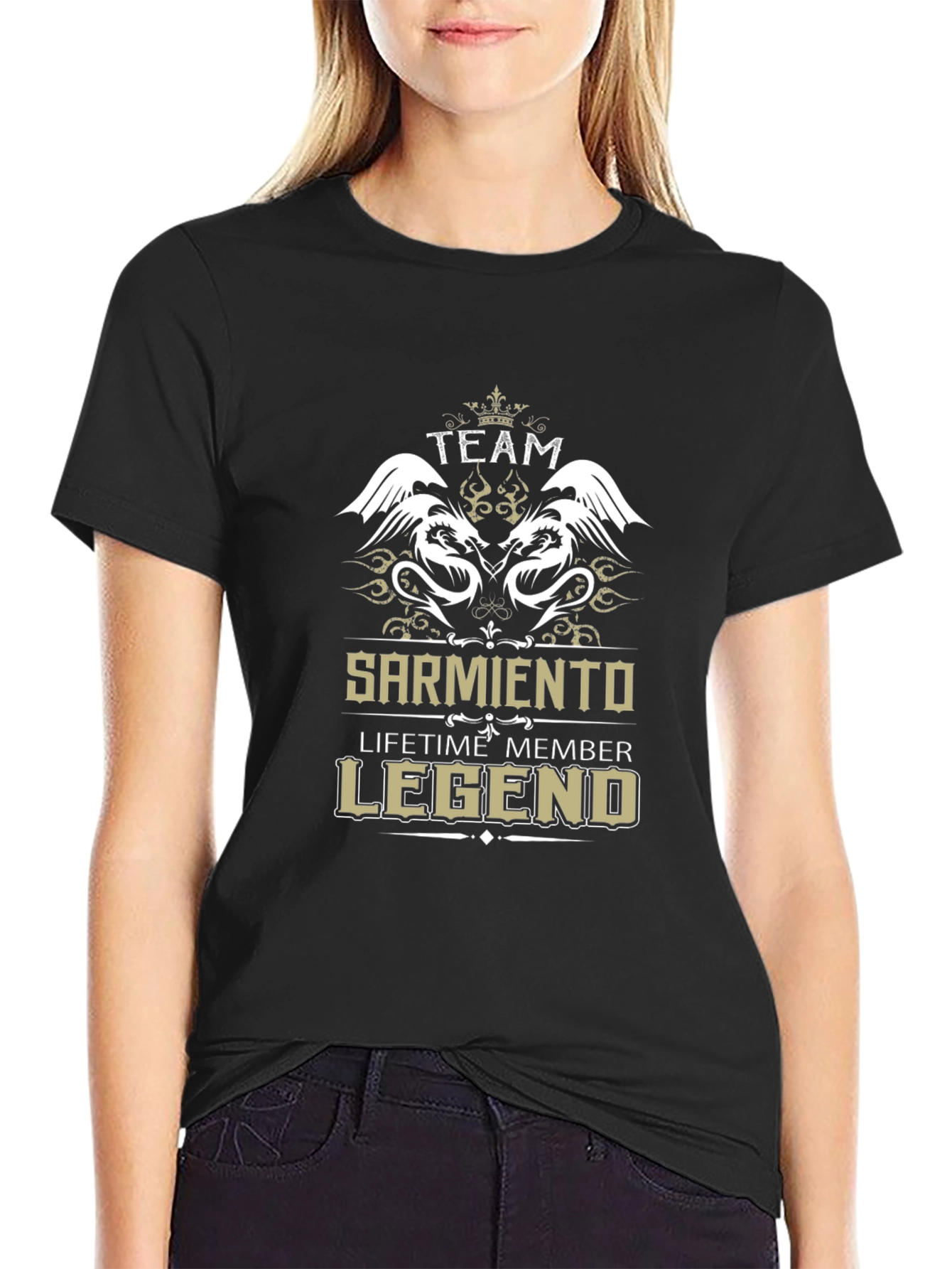 Camiseta Negra Team Sarmiento Legend