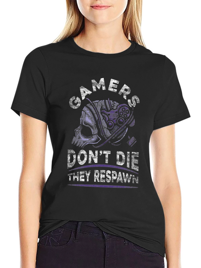 Camiseta Gamer: Los Gamers No Mueren Reaparecen