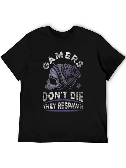 Camiseta Gamer: Los Gamers No Mueren Reaparecen