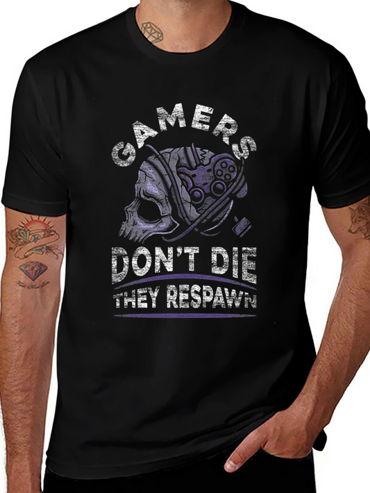Camiseta Gamer: Los Gamers No Mueren Reaparecen
