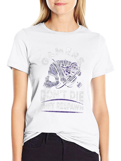 Camiseta Gamer: Los Gamers No Mueren Reaparecen