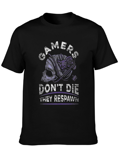 Camiseta Gamer: Los Gamers No Mueren Reaparecen