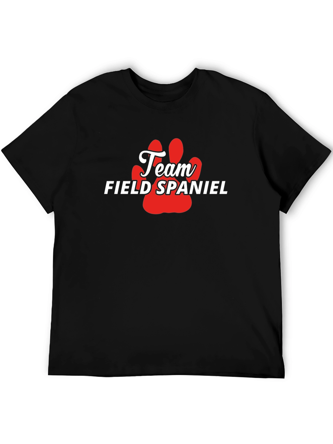 Camiseta Team Field Spaniel - Diseño Pata Perro