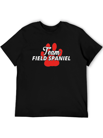 Camiseta Team Field Spaniel - Diseño Pata Perro