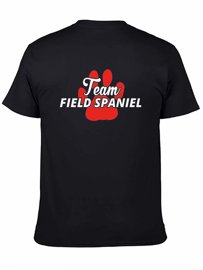 Camiseta Team Field Spaniel - Diseño Pata Perro