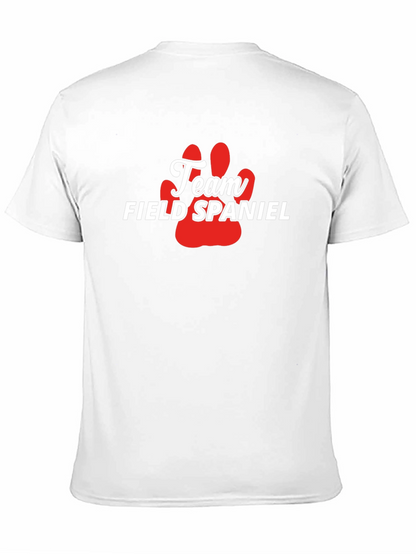 Camiseta Team Field Spaniel - Diseño Pata Perro