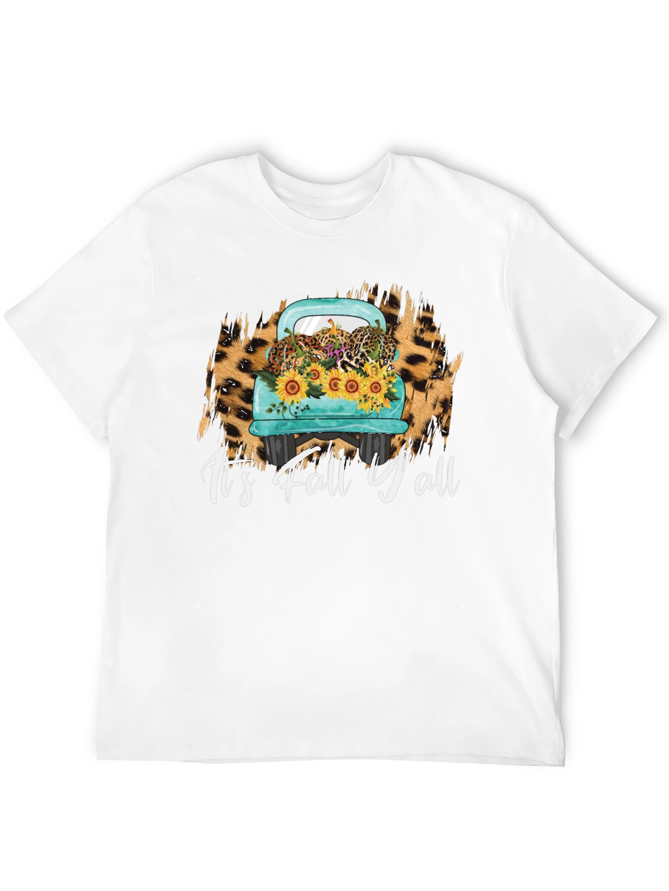 Camiseta Its Fall Yall Camioneta Calabazas