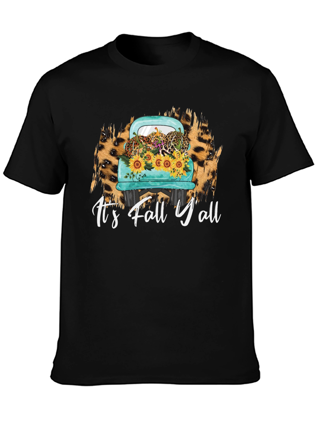 Camiseta Its Fall Yall Camioneta Calabazas