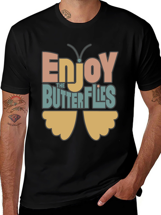 Camiseta Enjoy the Butterflies para Hombre